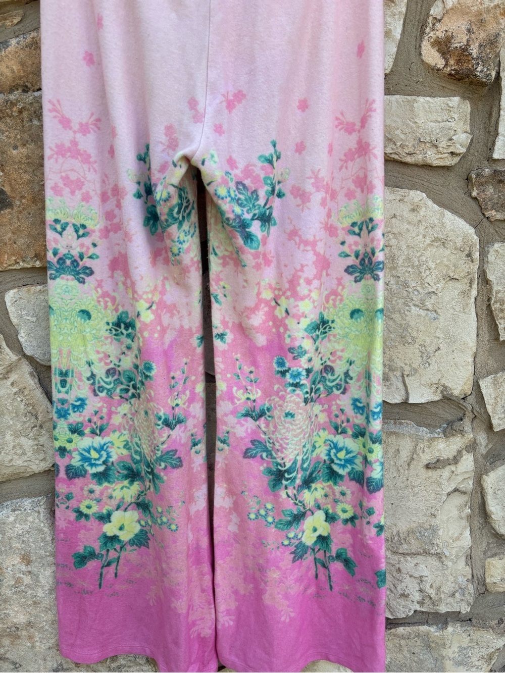 Wildfox Couture floral wide-leg lounge pants  size small - Picture 4 of 4